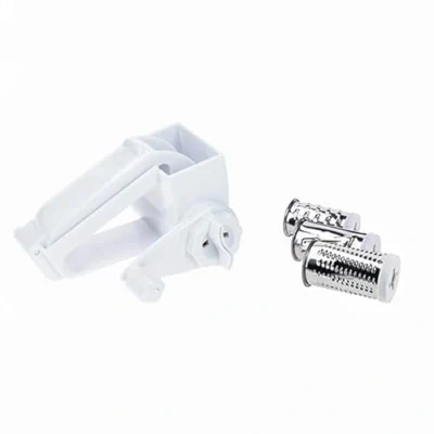 Image of KitchenCraft Plastic Rotary Grater Mill with Three Blades