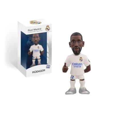 Image of MINIX Collectible Figurines MN18437 Rudiger Figurine, Real Madrid, Collectibles 12 cm for Display, Gift Idea Kids and Adults, Football Fans
