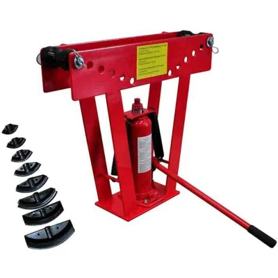 Image of vidaXL 16 Ton Hydraulic Tube Rod Pipe Bender with 8 Dies