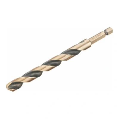 Image of DeWalt Black and Gold Hex HSS G Drill Bit 10.0mm