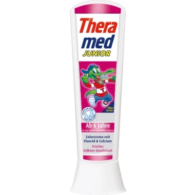 Image of Theramed Junior Toothpaste for Children 6 Years and Over, 75 ml, Pack of 3