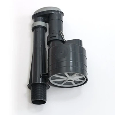 Image of Wirquin Metro Rapid 3 Part Round Lever Flush Syphon 9.5 Inch DSY7425, Grey/White, 9.5/2.25