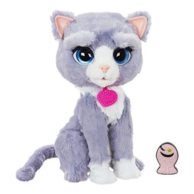 Image of FurReal B5936AS0 Bootsie Cat Friends Toy, Grey
