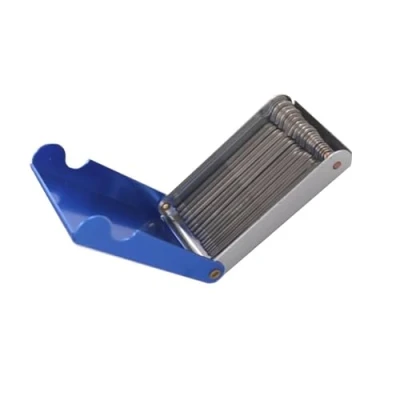 Image of Guitar Tools maintenance 23pcs Nut Slotting File Saw Rods Slot Filing Repair DIY Kit Steel Luthier Replacement