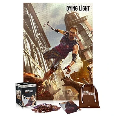 Image of Good Loot Dying Light Kyle Cane 1000 Pieces Jigsaw Puzzles for Adults and Kids Age 14 Up 68x48cm Gaming Puzzle with Poster Carry Bag Merchandise