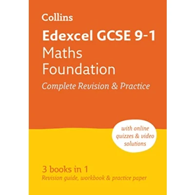 Image of Edexcel GCSE 9 1 Maths Foundation All in One Complete Revision and Practice: Ideal for the 2025 2026 exams (Collins Grade Revision)