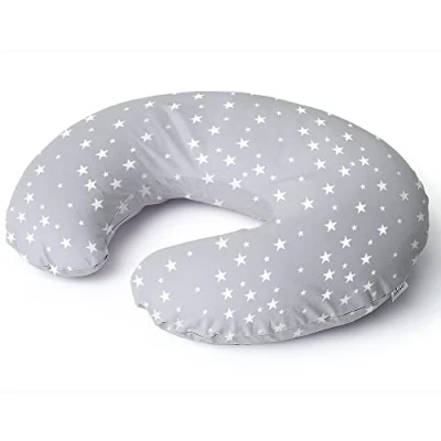 Image of Niimo Nursing Pillow 100% Cotton Breastfeeding Cover, Ergonomic Baby Support Pillow, Machine Washable feeding Multifunctional Pillows for &amp; Bottle