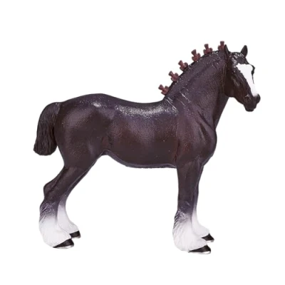 Image of MOJO Shire Horse Farm Animal Model Toy Figure