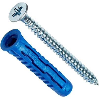 Image of Rawlplug 4ALL 08+5060 8 mm Nylon Multi Purpose Plug and Screw (50 pieces)