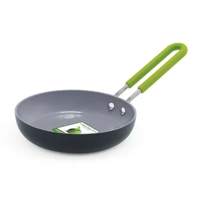 Image of GreenPan Ceramic Non Stick Egg Expert 12.5cm Round Frypan Silicone Handle