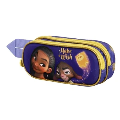 Image of Karactermania Wish Star 3D Double Pencil Case, Lilac, 22 x 9.5 cm