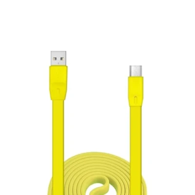 Image of Aiivioll UE Boom Replacement charging Cable Flat USB Power Speaker cable, data Compatible with Logitech Boom2 / Boom3 Megaboom/Miniboom/Roll Wireless (Yellow)