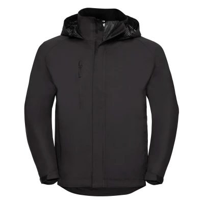 Image of Russell Athletic Mens Hydraplus 2000 Waterproof Jacket (Black) Nylon Size Medium