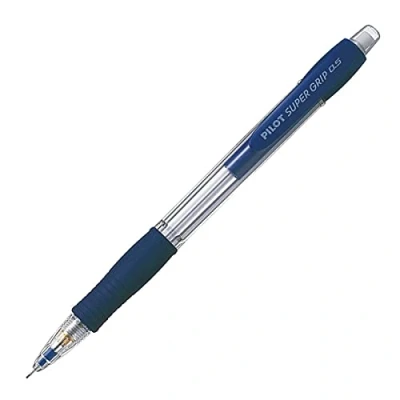Image of Pilot Super Grip Mechanical Pencil 0.5 mm Lead Blue Barrel, Single