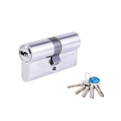 Image of Tesa Assa Abloy T65D3535N, Security Cylinder, T60 DS, Double Clutch, Long Lave, Wrench, Nickel, 35 x mm