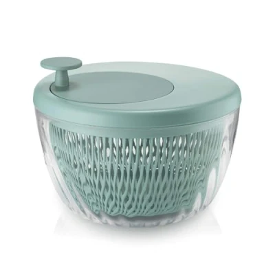 Image of Guzzini Salad spinner 1709 Olive Green 26 x 19 cm