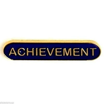 Image of Emblems Gifts Achievement Badge ideal for schools (Blue)