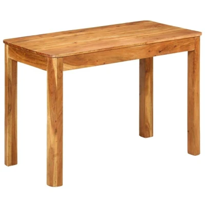 Image of vidaXL Dining Table 110x55x76 cm Solid Wood Acacia