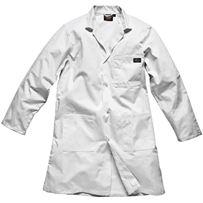 Image of Dickies Redhawk Warehouse Coat / Mens Workwear (S) (White)