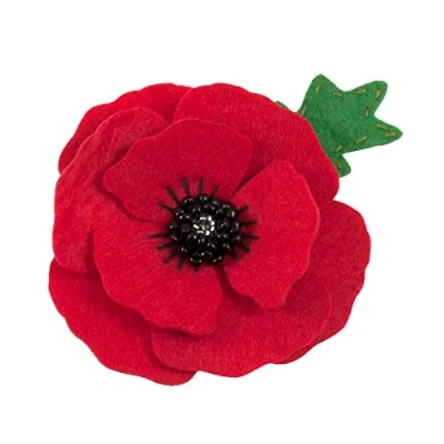 Image of Trimits Felt Decoration Kits, 10 x 12cm, Poppy Brooch