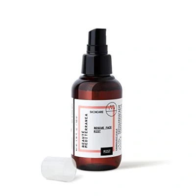 Image of Beaute Mediterranea Face Mist 100ml Hydrating Spray for Nourishing Hydration All Natural Ingredients Kale and Rose Water components Refreshing Moisturizing Skincare