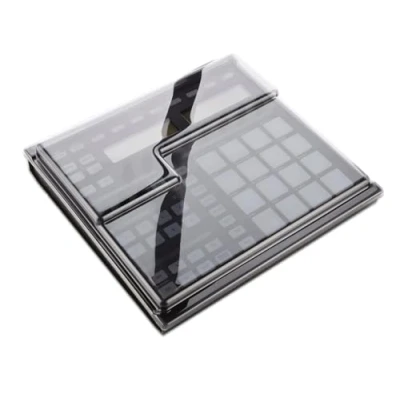 Image of Decksaver Cover for Native Instruments Maschine Super Durable Polycarbonate Protective lid in Smoked Clear Colour, Made The UK Producers&#039; Choice Unbeatable Protection