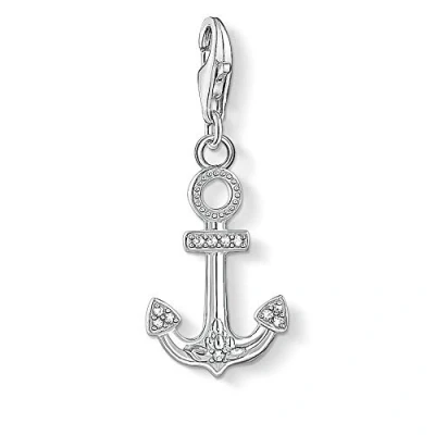 Image of Thomas Sabo Women Charm Pendant Anchor Club 925 Sterling Silver 1798 051 14