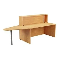 Image of Lento Reception Unit 1400 with Extension Oak Sides RCA1400EXNONO