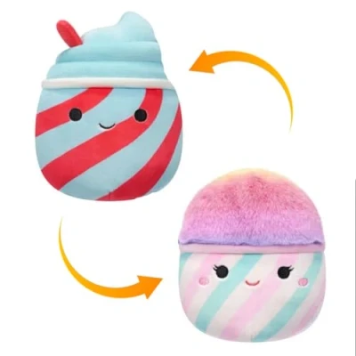 Image of Squishmallows 5 inch Flip A Mallows Kellytoy Pluch (Tucker &amp; Bevin), SQFP00170