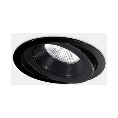 Image of Dako Outdoor LED Recessed Downlight Large Black IP65 IK07 3000K