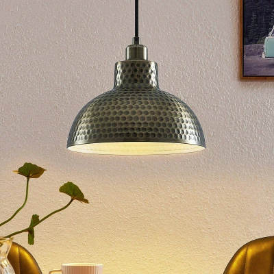 Image of Lindby Zelotta hanging light, 1 bulb, antique brass