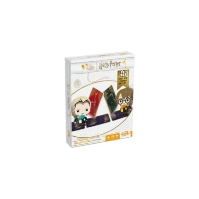 Image of ASS Altenburger 10027083 Potter Magic Duel Card Game with Craft Toy Figures Harry and Malfoy, Yellow