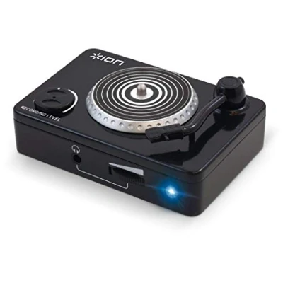 Image of ION Audio Vinyl Forever Compact USB Conversion Turntable Adapter Perfect For Turntables, Cassette Decks and CD Players With RCA Inputs, Headphone Output Independent Volume Control