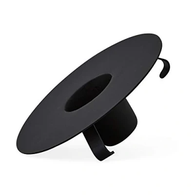Image of Design Letters Candle Holder Insert for Porcelain Cup &amp; Favourite (Black) Painted Steel, Adjustable, Easy to Clean, Fits Candles with ca. D: 2,2cm.