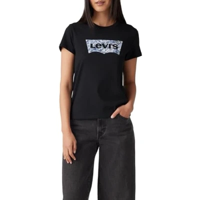 Image of Levi&#039;s Women&#039;s The Perfect Tee T Shirt, Ophelia Floral Bw Fi, M