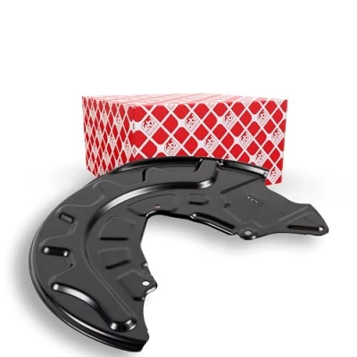 Image of 5Q0615312F Brake Disc Back Plate FEBI BILSTEIN 174627 Front Axle Right AUDI: A3 Hatchback, CUPRA: Formentor SUV, VOLKSWAGEN: Golf 7