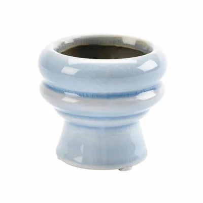 Image of Burgon &amp; Ball Florence Succulent Pot Light Blue