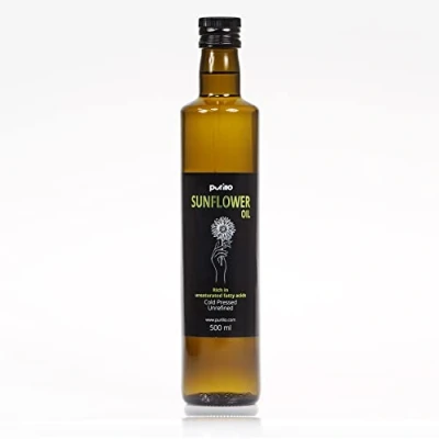 Image of Sunflower oil, cold pressed, unrefined Purillo (500 ml)