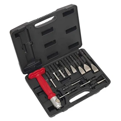 Image of Sealey Premier Interchangeable Punch &amp; Chisel Set 13pc