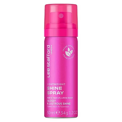 Image of Lee Stafford Mini Shine Head Spray 50ml For Hairs White