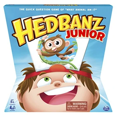 Image of HedBanz Jr. Family Board Game for Kids Age 5 And Up
