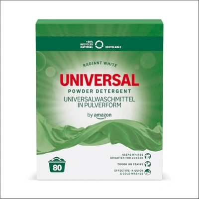 Image of by Amazon Universal Powder Detergent, 4.8kg, 80 washes