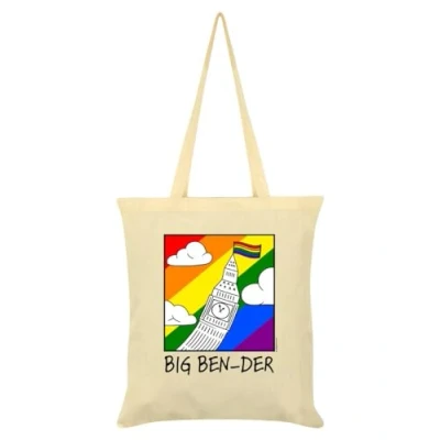 Image of Grindstore Big Ben der Funny Souvenir Cream Tote Bag