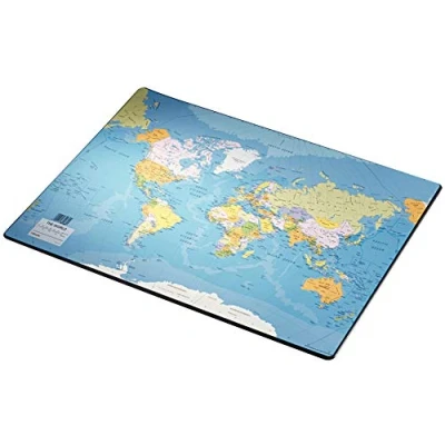 Image of Esselte Desk Pad with World Map 40x63.5 cm