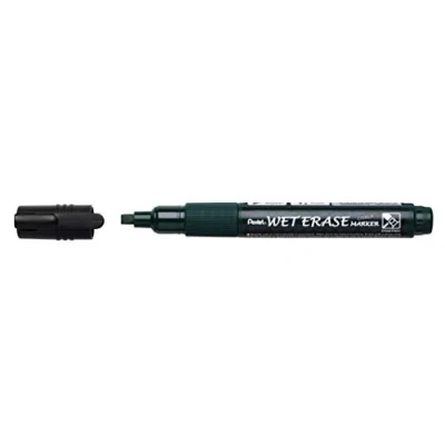 Image of Pentel SMW26 AO Wet Erase Marker, Chalk Chisel Tip, 1 Pack, Black