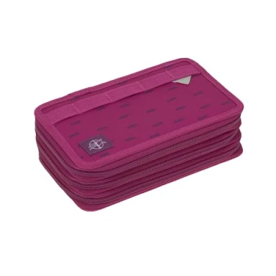 Image of LÄSSIG Pencil case Filled 20 Pieces/School Triple Unique, Pink,