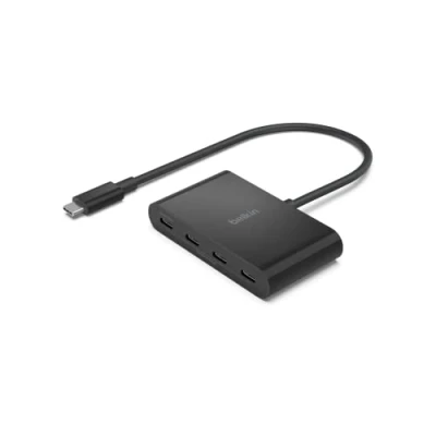 Image of Belkin CONNECT USB C™ to 4 Port C Hub, Multiport Adapter Dongle with 3.2 Gen2 Ports &amp; 100W PD Max 10Gbps High Speed Data Transfer for MacBook, iPad, Chromebook, PC, and More