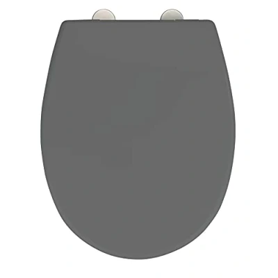 Image of WENKO Toilet Seat Duroplast Grey 0 x 46 39 cm