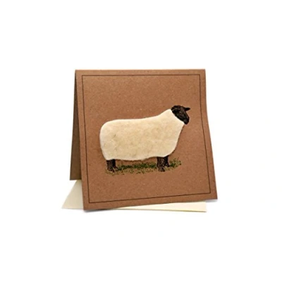 Image of Sheep Greeting Card (Birthday/Anniversary/Blank Inside)