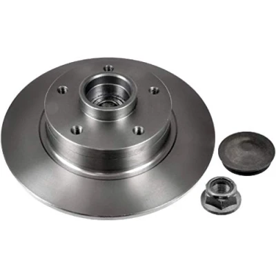 Image of 432000166R, 432001539R, 432001539RS1, 432001539RSK, 432007595R Brake disc BLUE PRINT ADR164304 Rear Axle 260mm 8mm 5 Hole 114mm solid Oiled